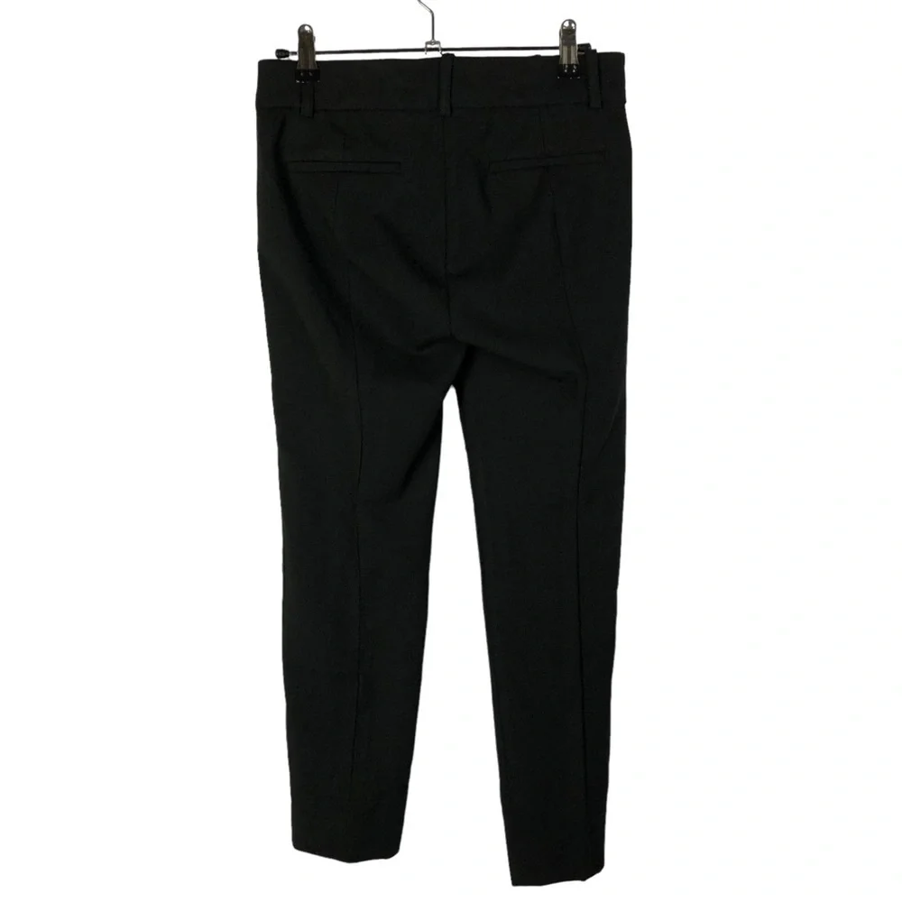 J.‎ Crew Petite Cameron Black Flat Front Dress Pants 0P